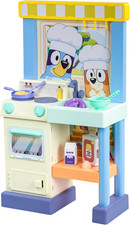 Bluey Cook with Chef Kitchen Playset Kids 3ft tall lights Sound Effects 20 PCS