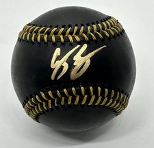 Corey Seager Autographed Black Rawlings ROMLB Baseball ! Texas Rangers Fanatics