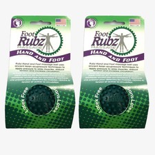 2 Pack Foot Rubz Massage Ball for Feet Hands - Nerve Relief - Made in USA