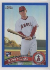 2011 Topps Chrome Blue Refractor 53/99 Mark Trumbo #178 0q3