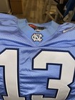 Game Worn Used Nike North Carolina Tar Heels Football Jersey #13 Size 48 Large — photo 4
