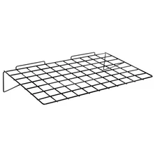 24 x 14 Black Wire Shelf for Slatwall