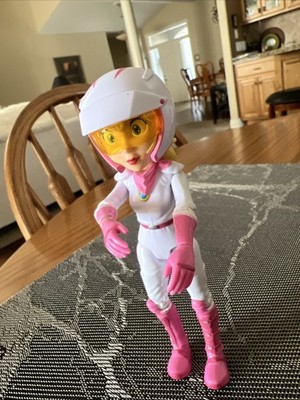 Peach w/ helmet action figure Super Mario Bros Movie Nintendo Jakks Pacific 5.5 