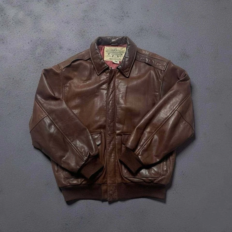 banana republic leather bomber jacket products for sale | eBay