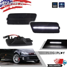 For 2010-14 VW Volkswagen MK6 Golf/GTI Front Side Marker White LED Signal Lights