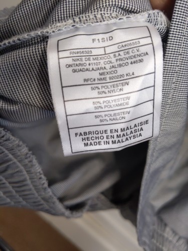 Nike Golf Pullover Windbreaker Jacket Beige Snap Henley Collar Pockets Mens XL - Picture 11 of 12
