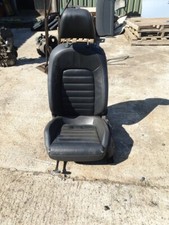 VW SCIROCCO GT TDI  2009-2014 PASSENGER LEFT SIDE FRONT BLACK LEATHER SEAT