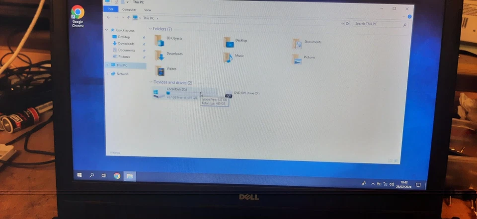 Dell no model intel i3 -4th gen @1.7 Ghz 4GB Ram 500GB HDD Win 10 (688) - Image 2 of 4