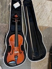Strausberry brand Violin with case and bow, full size. Made in Germany, 1988