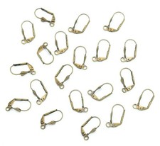 Antiqued Bronze Leverbacks Earwires Earring Findings Jewelry Crafting Set Of 20