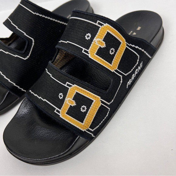 MARNI サンダル SAMS015402 P4556 ZO423 KNIT MARNIGRAM SLIDE MARNI サンダル SAMS015402 P4556 ZO423 KNIT MARNIGRAM SLIDE