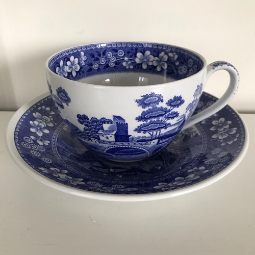 Spode The Blue Room Collection Tower Jumbo XL Cup And Saucer Set Ex Cond - Picture 6 of 14