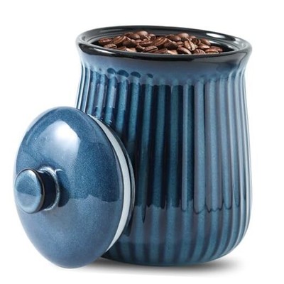  Ceramic Food Storage Jar, 88 FL OZ Kitchen Storage Navy Blue - 88 FL OZ