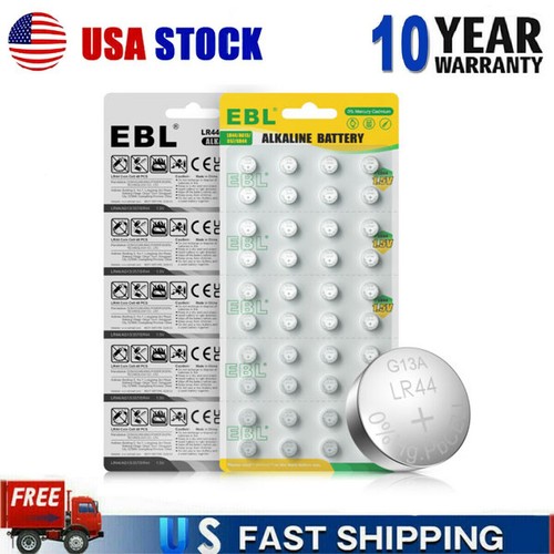 AG13/ LR44 A76 LR1154 1.5V Alkaline Button Cell Battery For Watch In