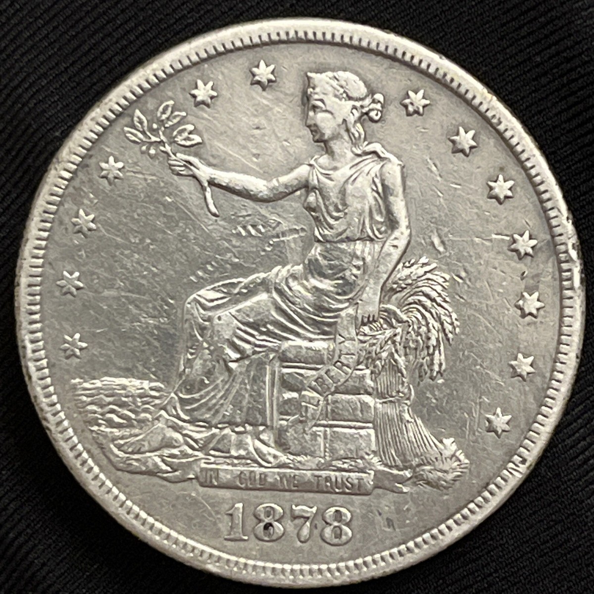 1878-S Trade Dollar 420 Grains .900 Fine Silver San Francisco $1