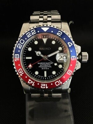 S MOD Sub GMT Marine Master Pepsi Automatic 40mm - movimento Seiko NH34A