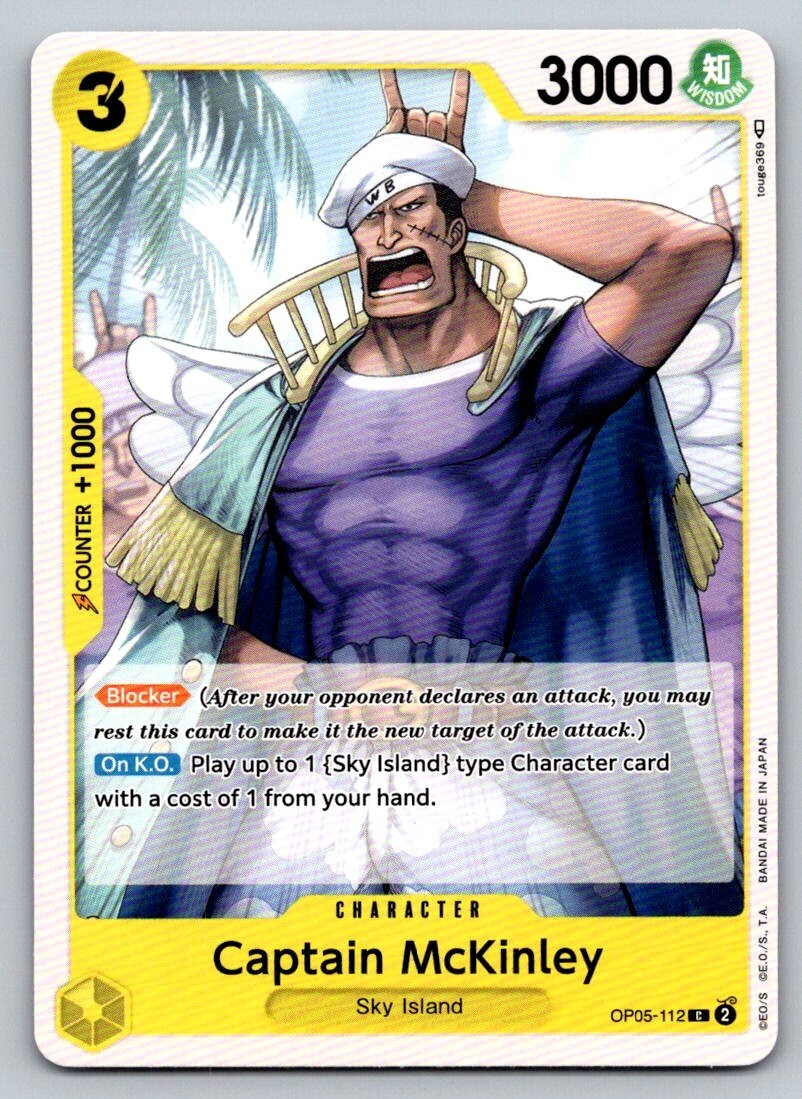 One Piece Captain Mckinley OP05-112