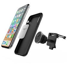 NAVITEC Handyhalterung Lüftungsgitter MAGNET KFZ Lüftung Halter passend für Vw 