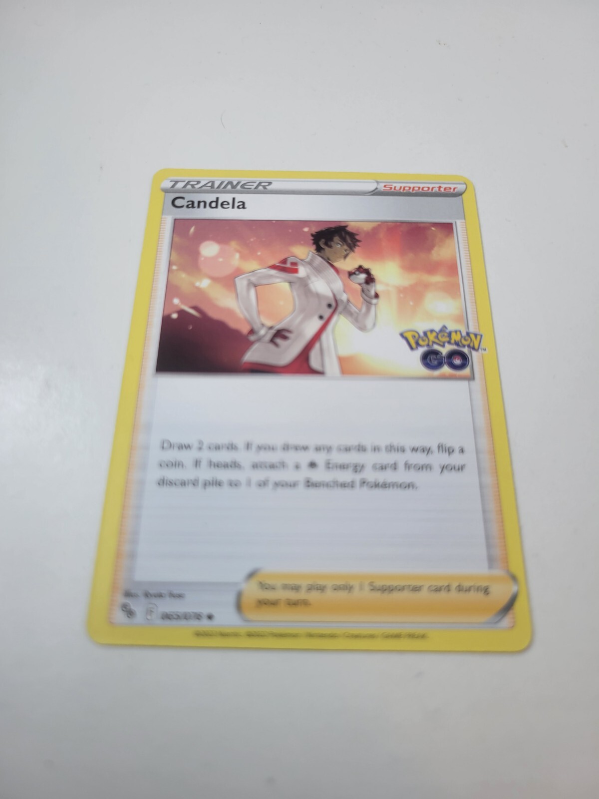 Pokémon TCG Candela 65/78 Trainer  Supporter Regular Uncommon Card NM 2022