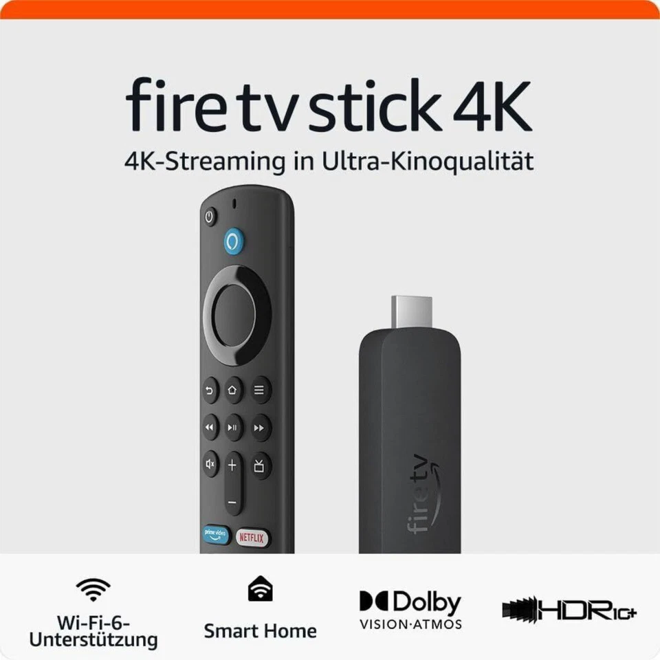 Amazon Fire TV Stick 4K HD Ultra Streaming Neue Generation + Sprachfernbedienung - Bild 2 von 4