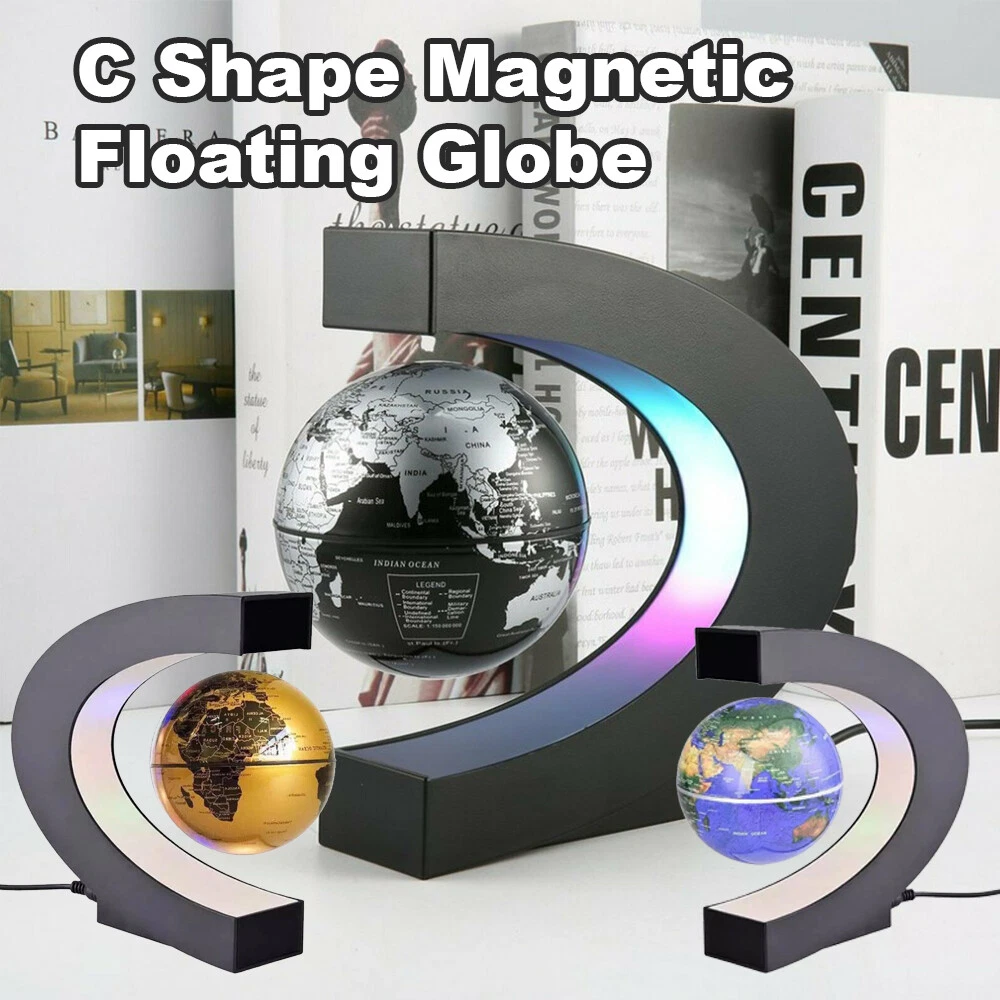 Magnetic floating globe sale with led light