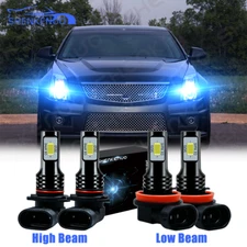 For Cadillac SRX 2010-2016 - LED Headlight Kit High & Low Beam Combo 8000K Bulbs