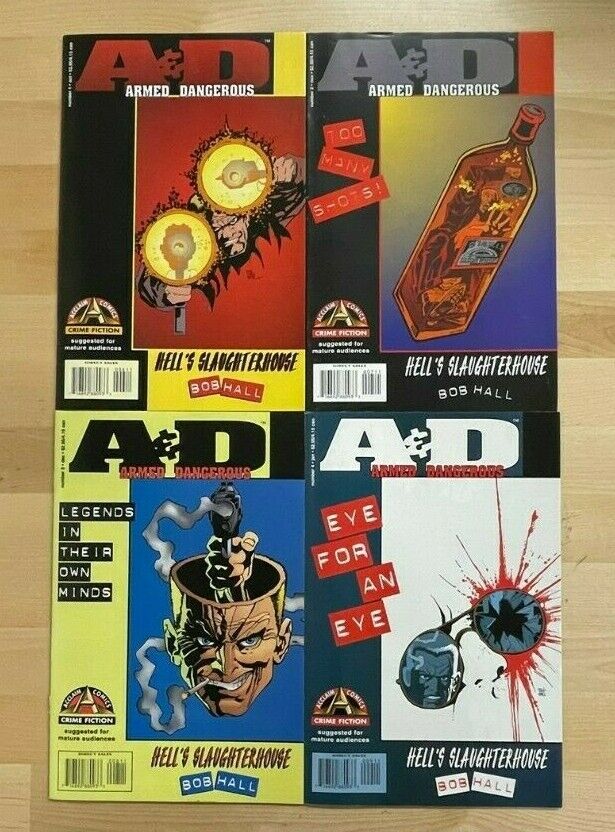 ARMED & DANGEROUS HELL'S SLAUGHTERHOUSE #1-4 Acclaim Comics (1996)