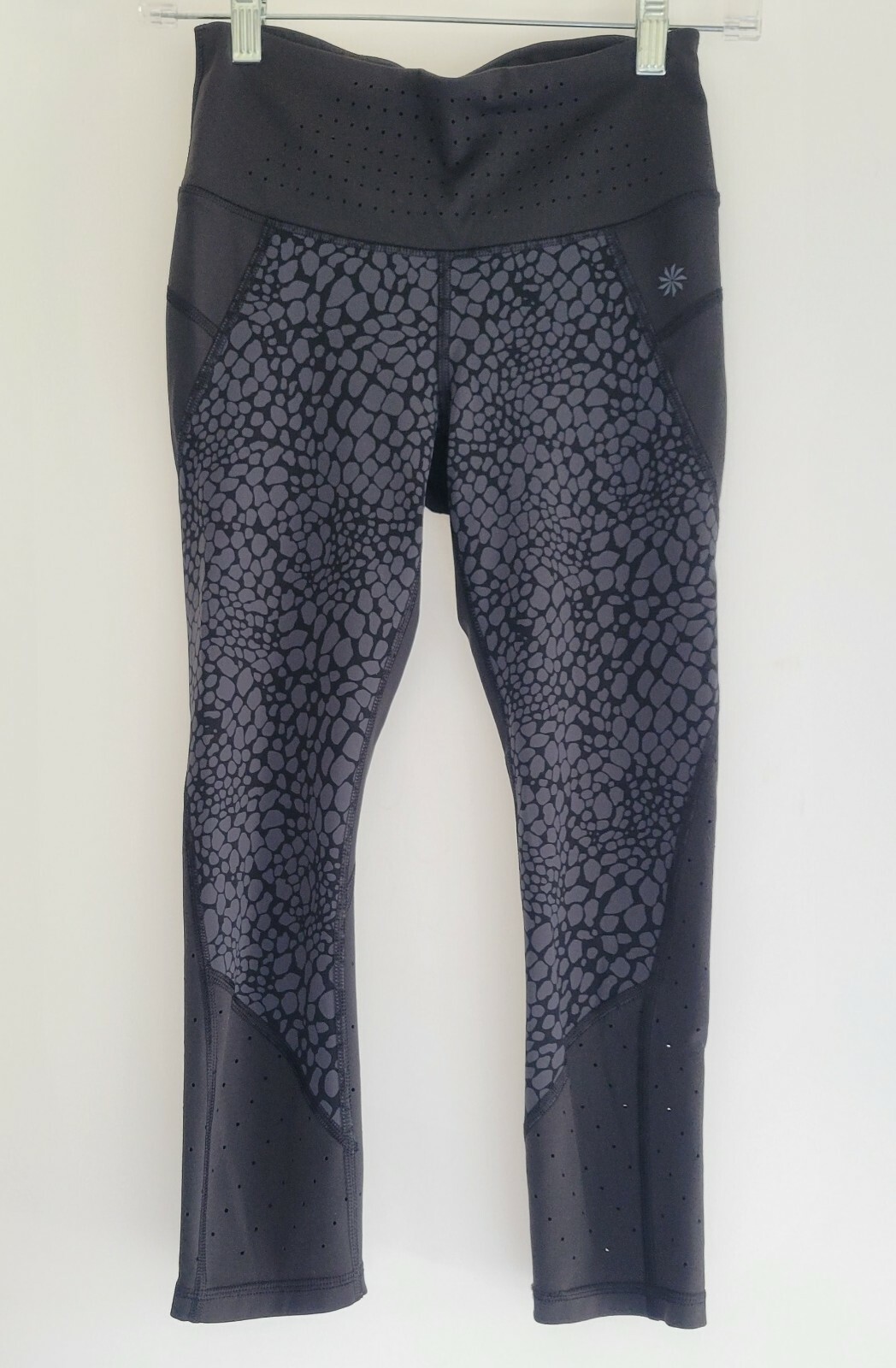 ATHLETA Yoga Pants Leggings Size XS Ladies Black RN# 54023 Nylon Spandex-image