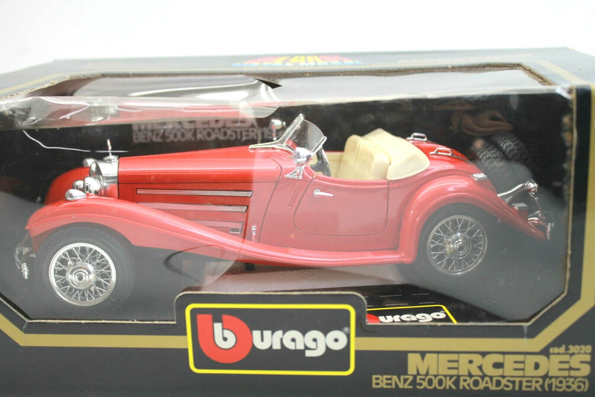 ミニカー Mercedes-Benz 500K ROADSTER 1/20 burargo Burago Mercedes Benz 500K Roadster 1936 1:20 Diecast Metal