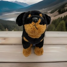 Ganz Rottweiler Dog Plush 6  Webkins Stuffed Animal No Code