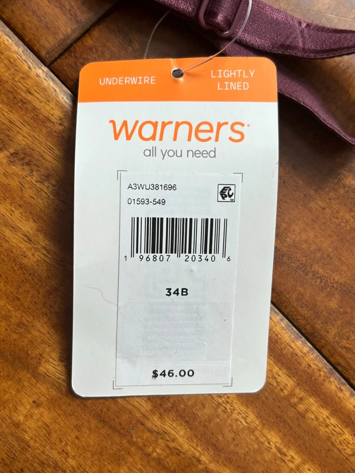 Sujetador para mujer talla 34B con estampado de animales negro púrpura talla 34B nuevo con etiquetas Foto 4 de 4