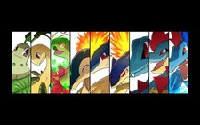 Pokemon pokmon pokemon second generation collage Pad Gaming Mat Desk