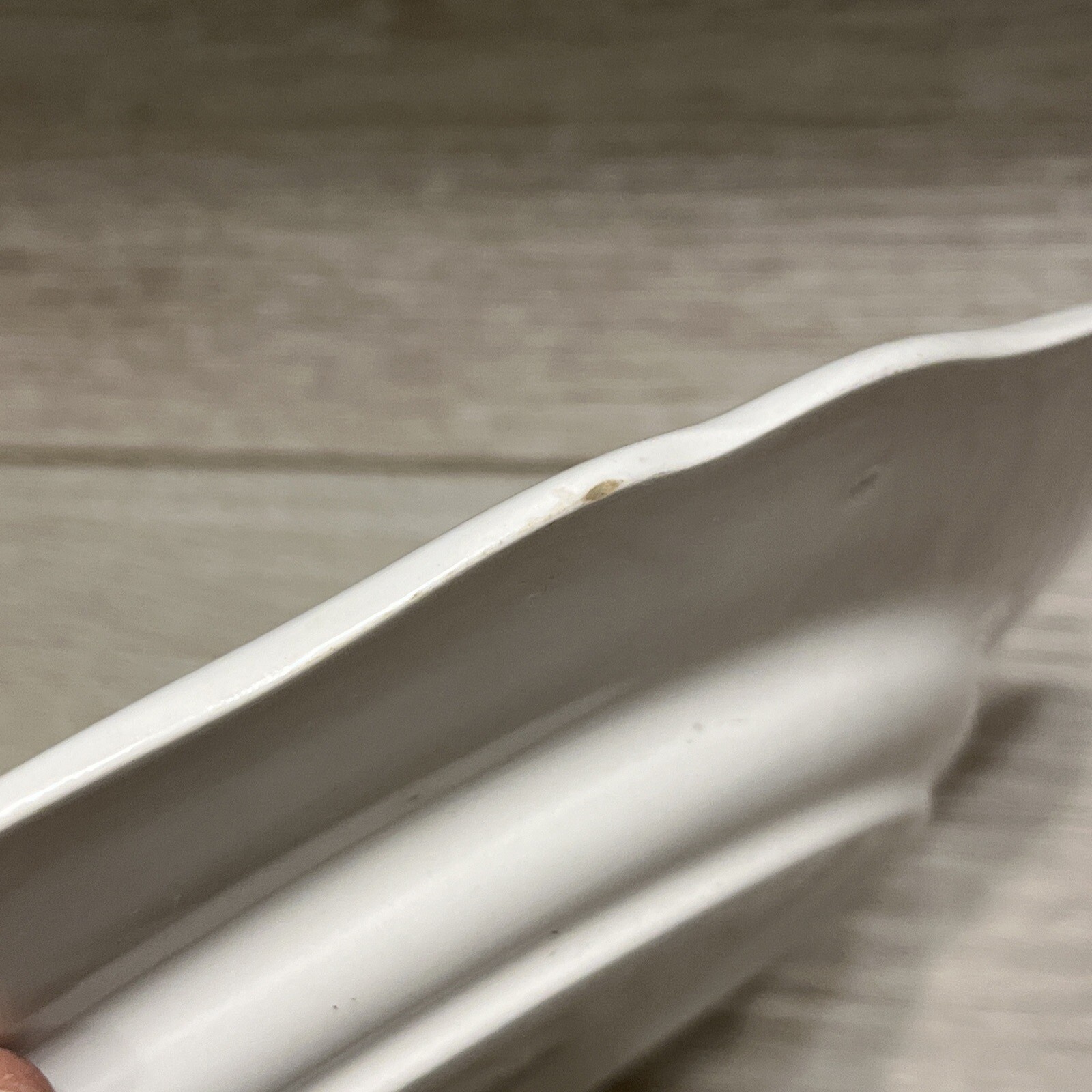 Vintage Blue Carnation Ironstone 10.5" Dinner Plate 4235 Good Condition