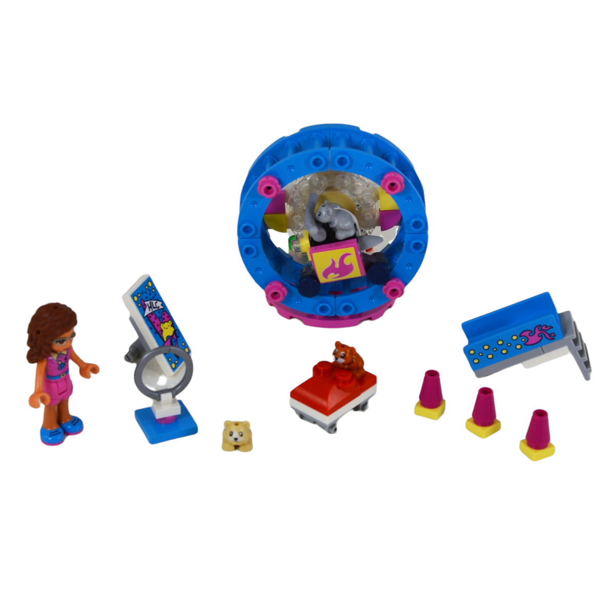 LEGO Friends Olivias Hamster Playground Set 41383 Complete with