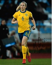 Sweden Magdalena Eriksson Autographed Signed 8x10 COA #3