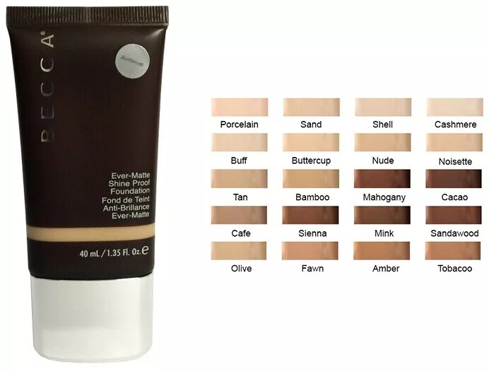 BECCA Ever-Matte Shine Proof Foundation 1.35 oz 40ml CHOOSE SHADE 
