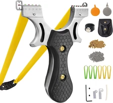 Slingshot, Hunting Sling Shot Set for , Professional Stainless Steel Tactical Sl