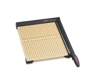 Premier Martin Yale T15 SharpCut 15-Sheet Paper Trimmer Wood Base 17 1/2 x 12
