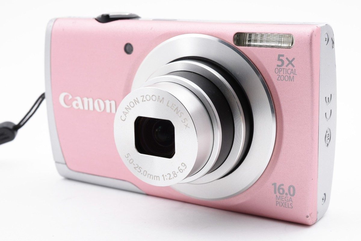 Canon PowerShot A2600 Pink Digital Camera 16.0MP 5x Zoom Canon PowerShot A2600 Pink Digital Camera 16.0MP 5x Zoom