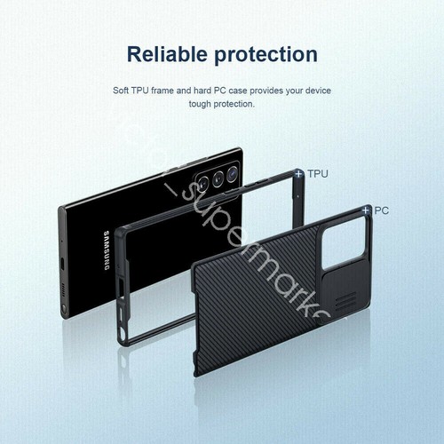 Nillkin Case For Samsung Note 20 Ultra 6.9"/ S21 U Slide Cover Camera Protection - Picture 4 of 18