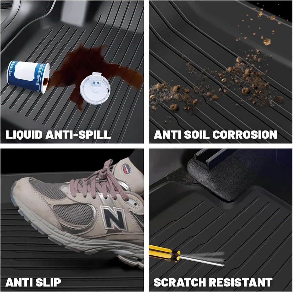 Cadillac Escalade всепогодные водонепроницаемые противоскользящие коврики ковры 2021+ - Изображение 3 из 4