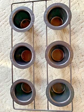 Roshco Baker's Advantage Black Steel Popover Pan Yorkshire Pudding etc NO BOX