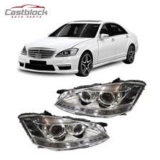For 07 08 09 Mercedes Benz S-Class W221 S550 Facelift Xenon HID LED Headlights
