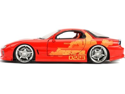 Fast & Furious Orange Julius's Mazda RX-7 by Jada 1:24 Diecast Car