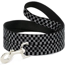 Dog Leash Checker Weathered Black/Gray