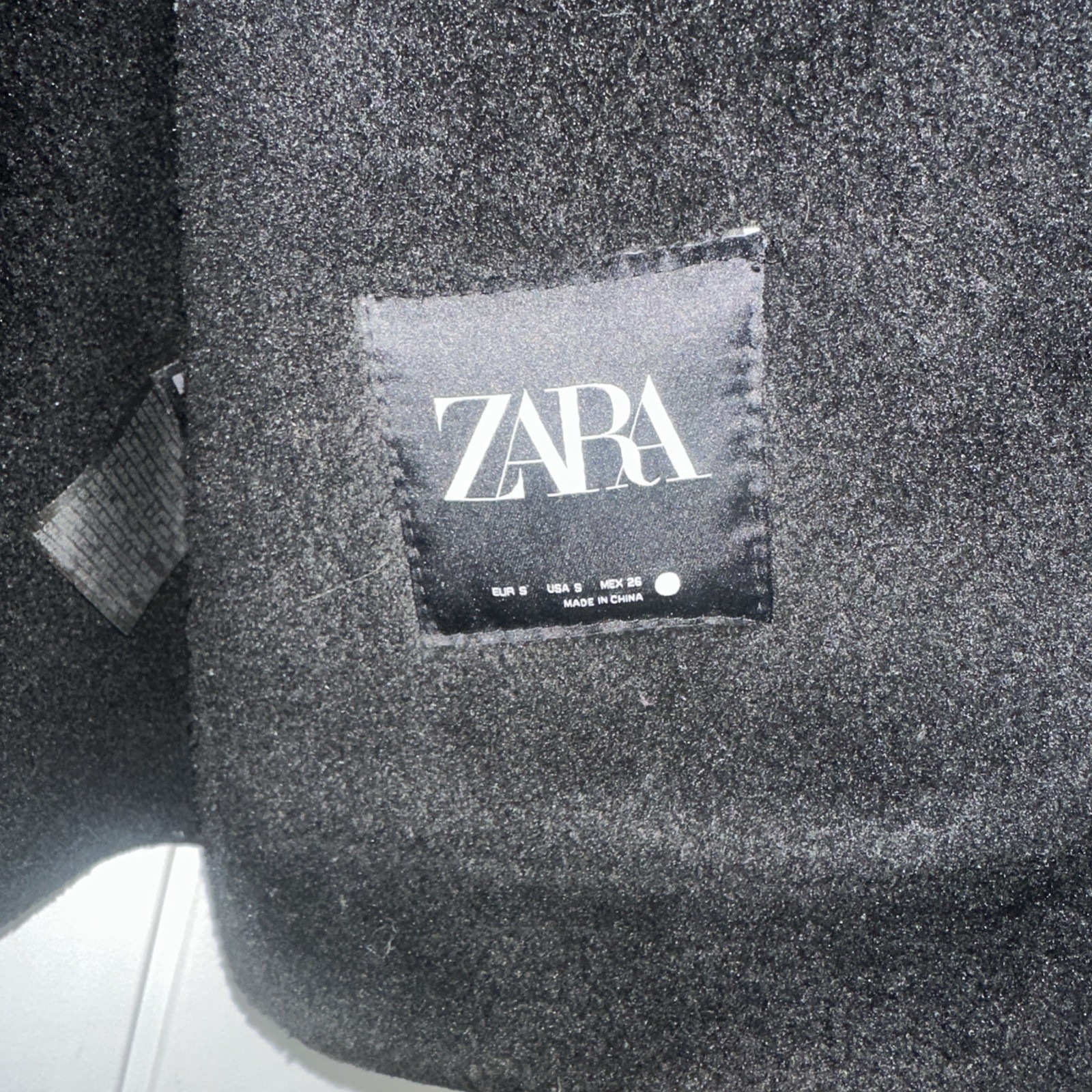Sold Out Zara Shearling Double Faced Jacket Black Size Small RRP £89.99 image 6