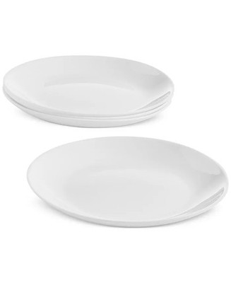 Arch Studio Opal Glass Coupe Salad Plates, Set of 4
