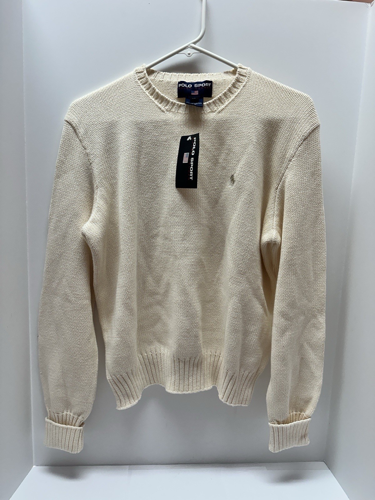 Brand New Vintage Polo Sport Women’s Medium 100% Cotton Sweater