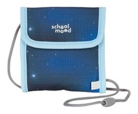 School-Mood Neck Pouch Brustbeutel GeldböRse Moritz Dunkelblau Hellblau Neu