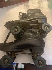 Vintage Lytle by HYDE Black Roller Skates Size 7 Chicago Roller Skates Co. Black